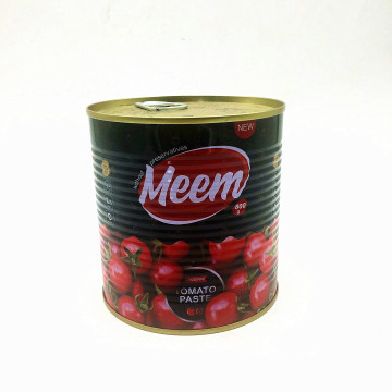 prix bas grande remise sur la vente 400 8000g facile à ouvrir 28-30% brix pâte de tomate fraîche, ketchup de tomate, purée de tomate